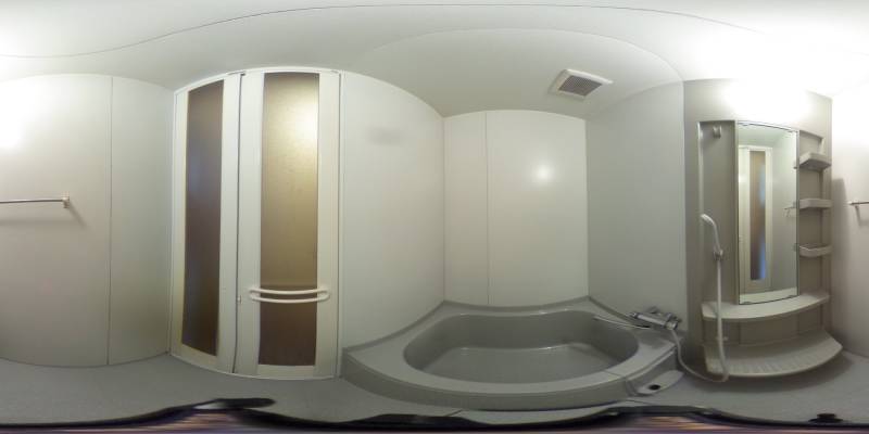 パノラマ画像バスルーム