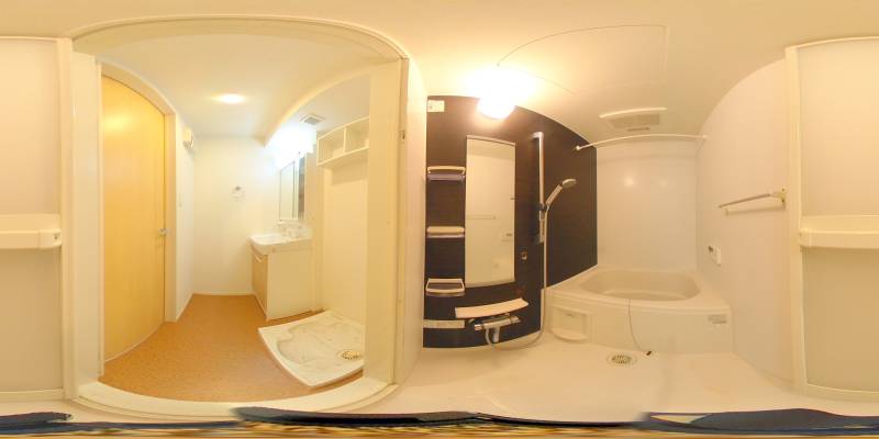 パノラマ画像バスルーム