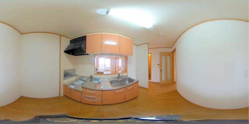 パノラマ画像キッチン