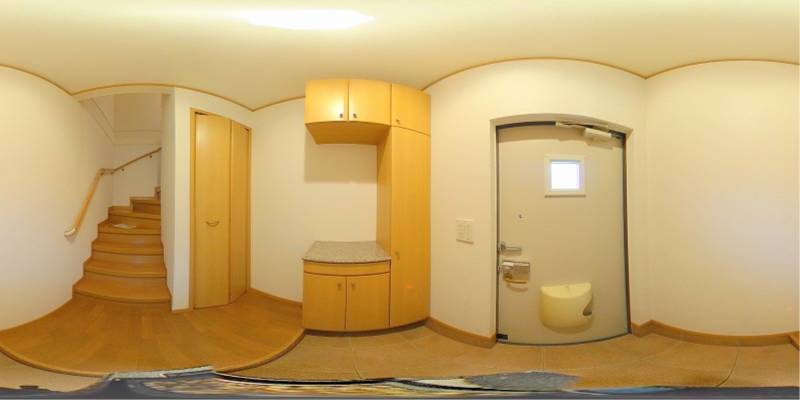 パノラマ画像玄関