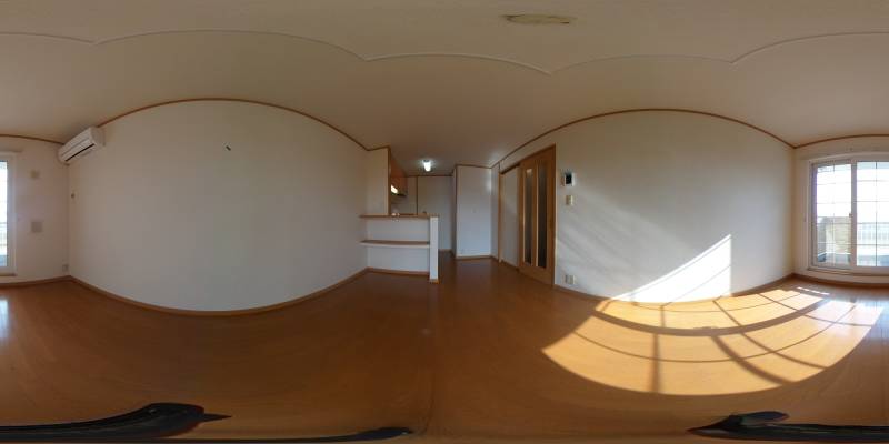 パノラマ画像リビング