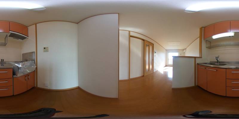 パノラマ画像キッチン