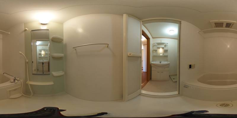 パノラマ画像バスルーム