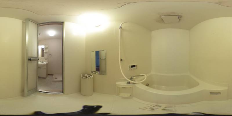 パノラマ画像バスルーム