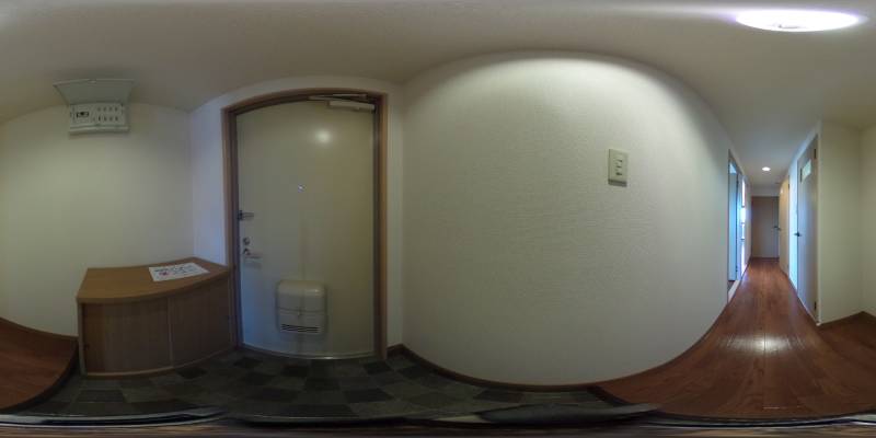 パノラマ画像玄関