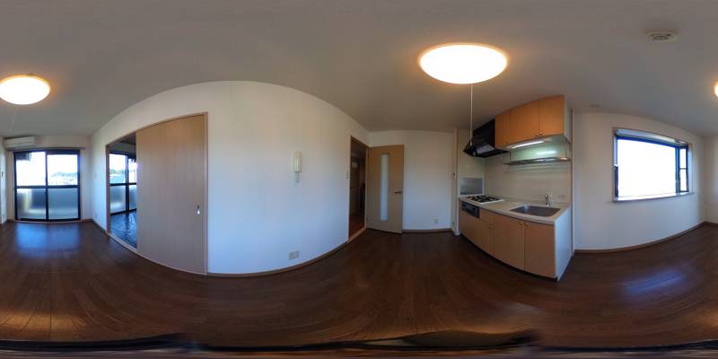 パノラマ画像リビング