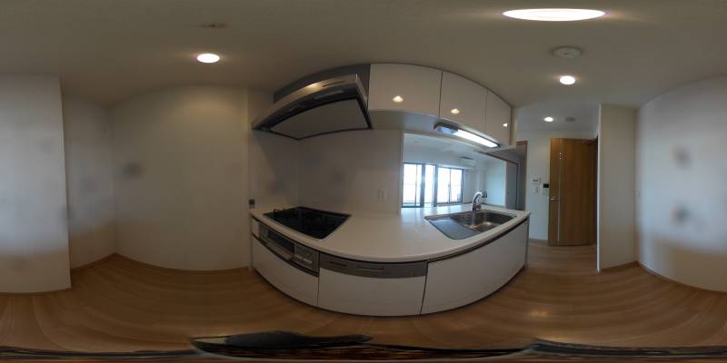 パノラマ画像キッチン