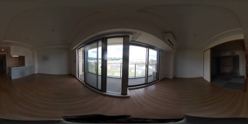 パノラマ画像リビング