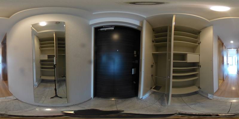 パノラマ画像玄関