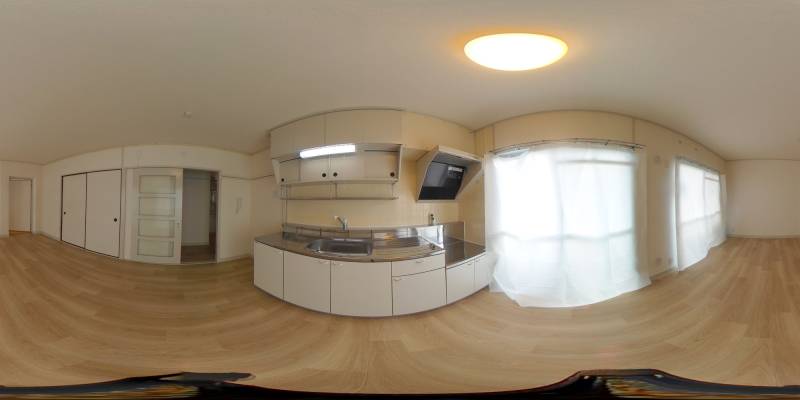 パノラマ画像キッチン