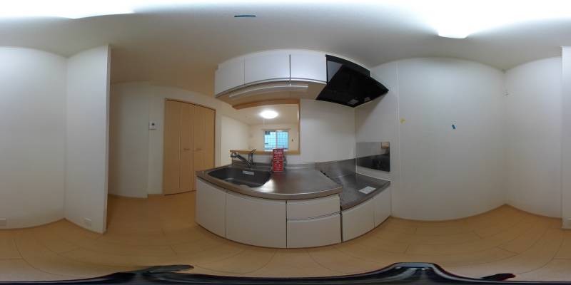 パノラマ画像キッチン