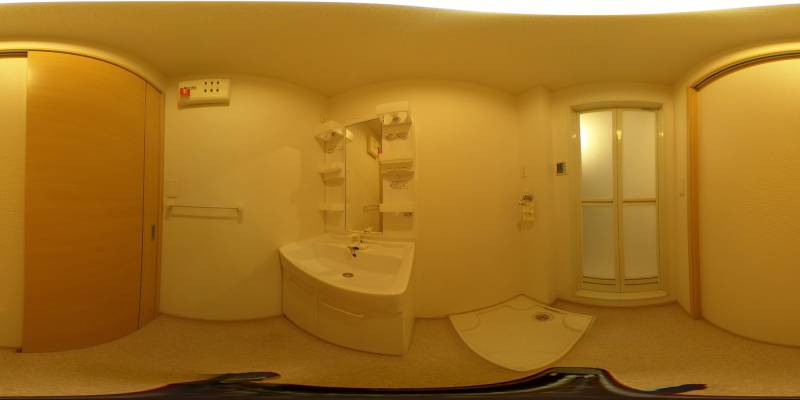 パノラマ画像洗面所