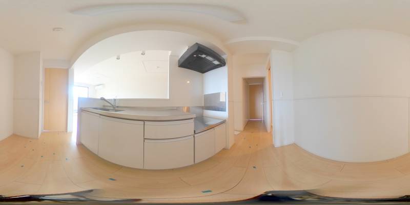 パノラマ画像キッチン