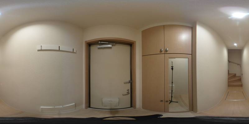 パノラマ画像玄関