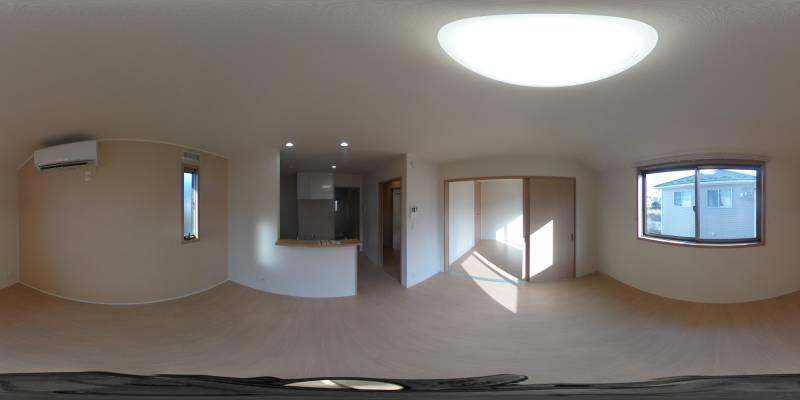 パノラマ画像リビング