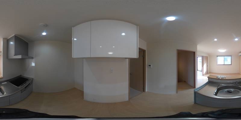 パノラマ画像キッチン