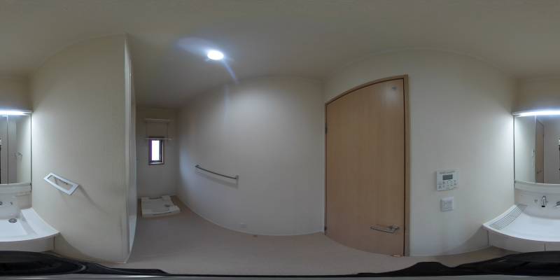 パノラマ画像洗面所