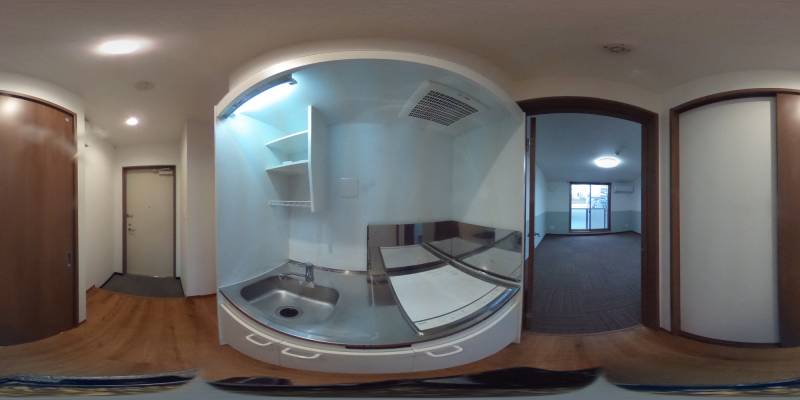 パノラマ画像キッチン