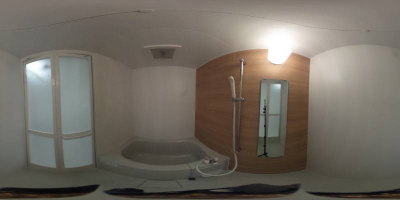 パノラマ画像バスルーム