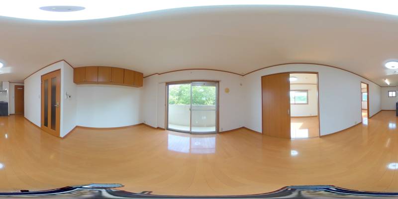 パノラマ画像リビング