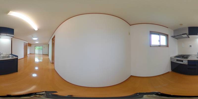 パノラマ画像キッチン