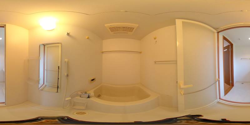 パノラマ画像バスルーム