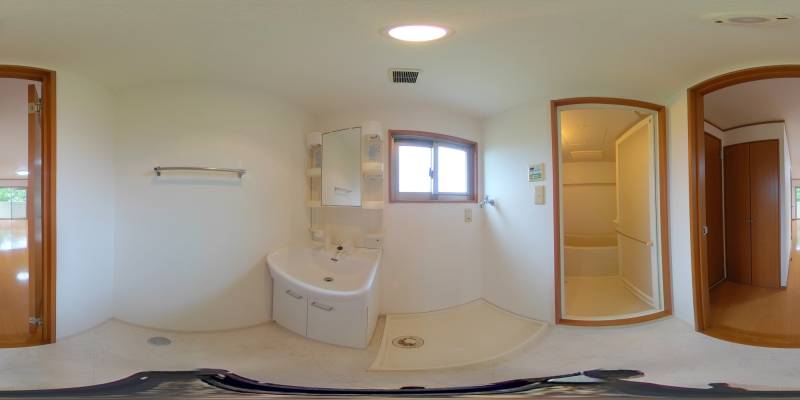 パノラマ画像洗面所