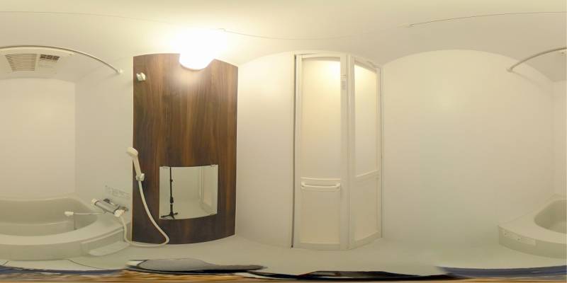 パノラマ画像バスルーム