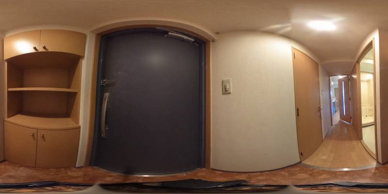 パノラマ画像玄関