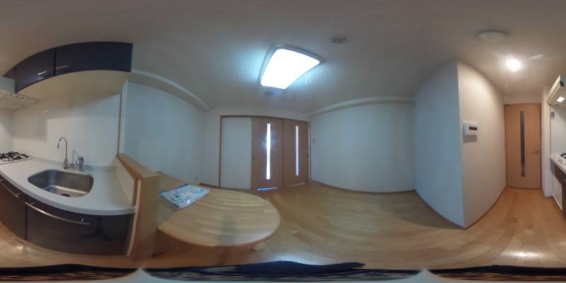 パノラマ画像キッチン