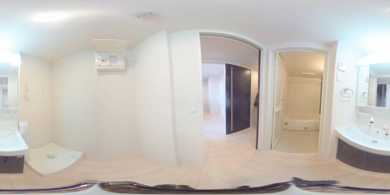 パノラマ画像洗面所