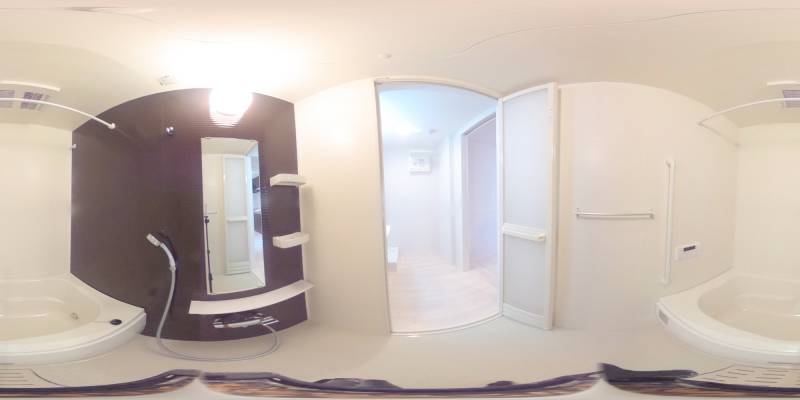 パノラマ画像バスルーム