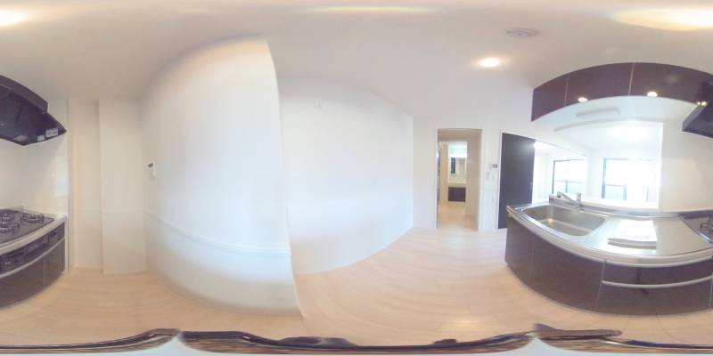 パノラマ画像キッチン