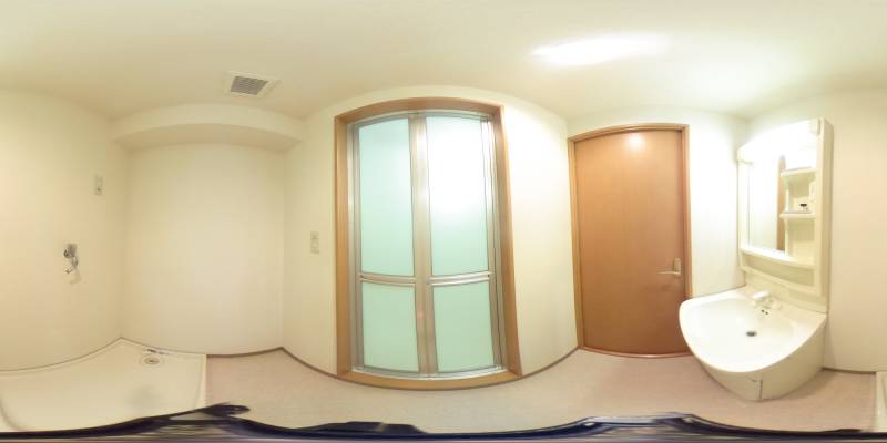 パノラマ画像洗面所