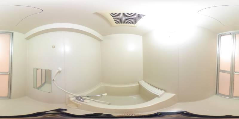 パノラマ画像バスルーム