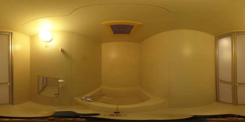 パノラマ画像バスルーム