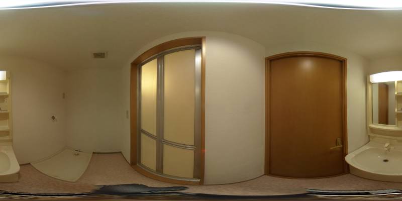 パノラマ画像洗面所