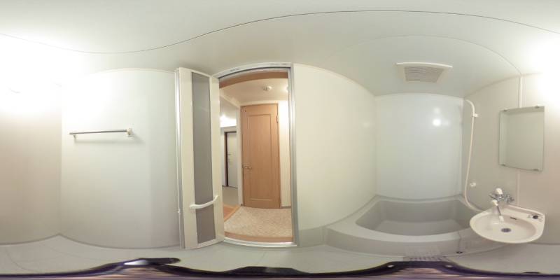 パノラマ画像バスルーム