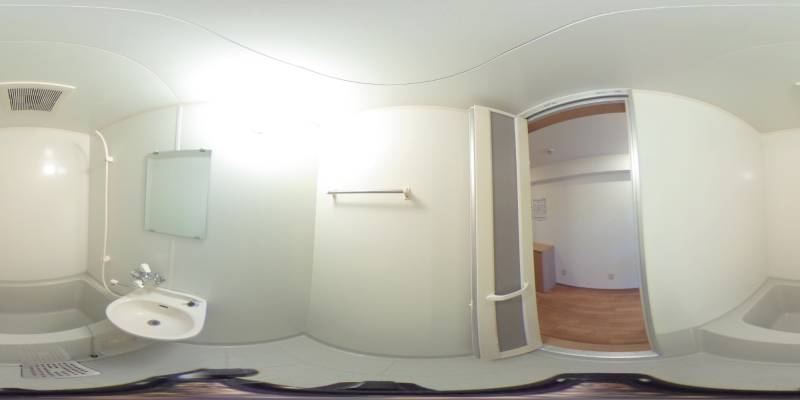 パノラマ画像バスルーム