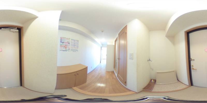 パノラマ画像玄関