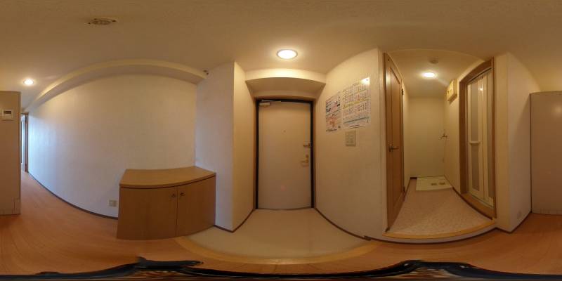 パノラマ画像玄関