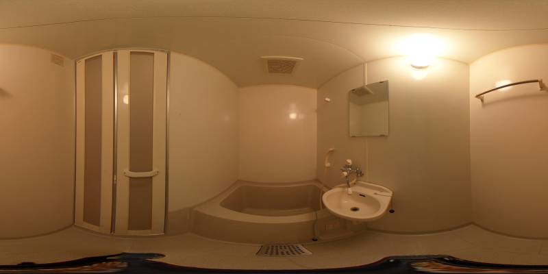 パノラマ画像バスルーム