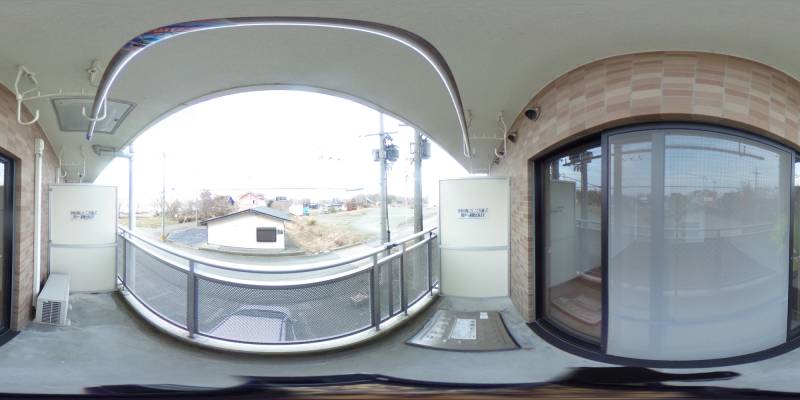 パノラマ画像バルコニー