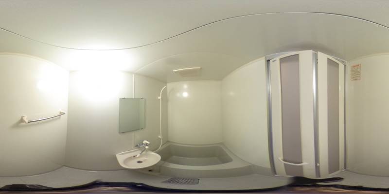 パノラマ画像バスルーム