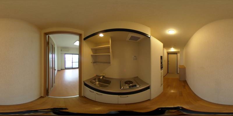 パノラマ画像キッチン