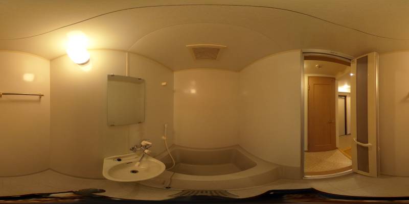 パノラマ画像バスルーム