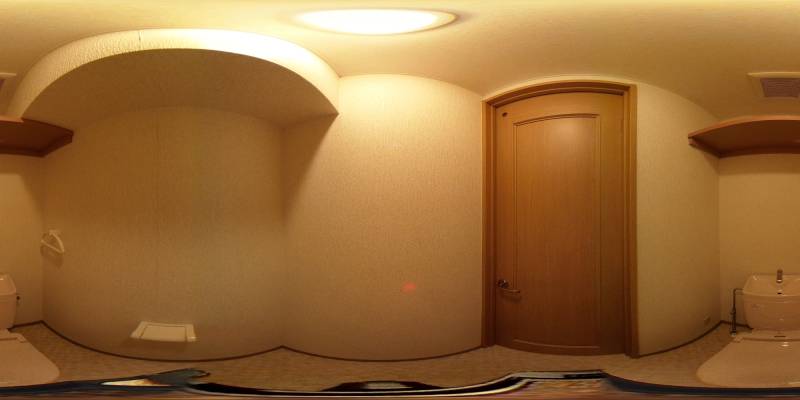 パノラマ画像トイレ