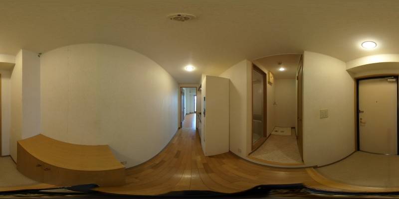 パノラマ画像玄関