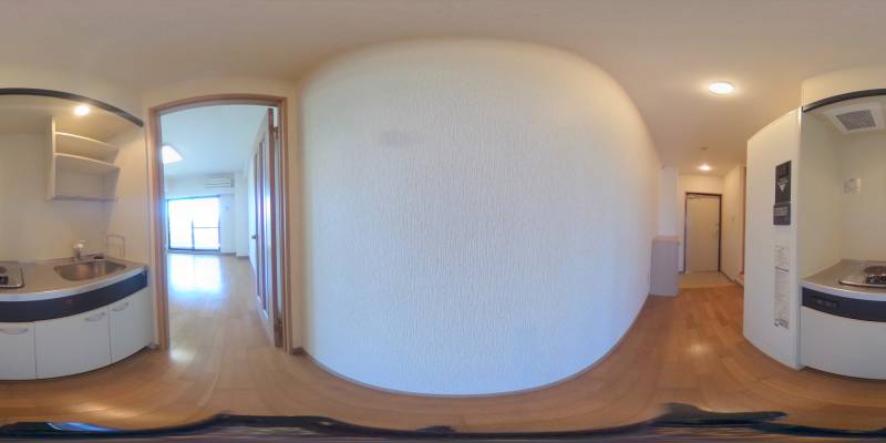 パノラマ画像キッチン