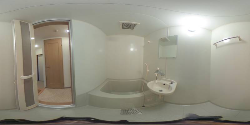 パノラマ画像バスルーム